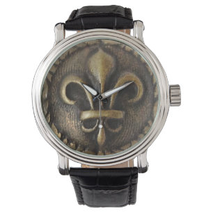 Montre Médaillon Fleur De Lis