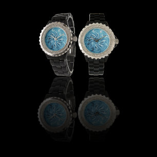 Montre Médaillon occidental turquoise