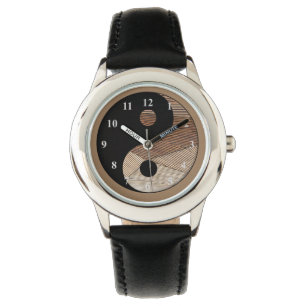 Montre Méditation Classy Bamboo Yin Yang