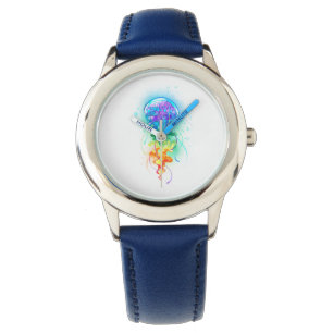 Montre Méduse arc-en-ciel