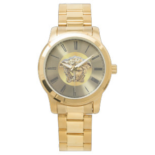 Montre Méduse dorée