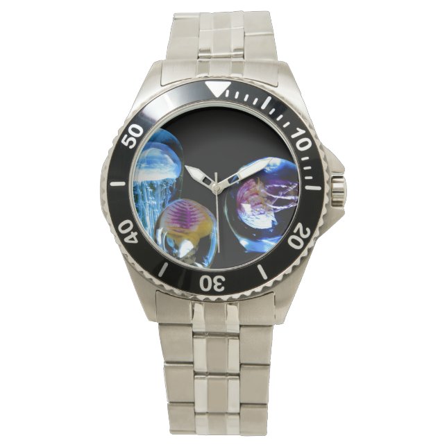 Montre Méduse éclatante (devant)