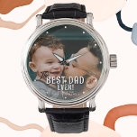 Montre Meilleur papa Jamais Père`Jour Famille Photo compl<br><div class="desc">Meilleur Père Jamais Famille de la Fête du Père Regarder la photo complète. Avec une photo complète de votre famille, la montre comporte également les mots "Best Dad Ever" ainsi que le nom de chaque membre de la famille. Cette montre est la façon parfaite de montrer à votre père combien...</div>