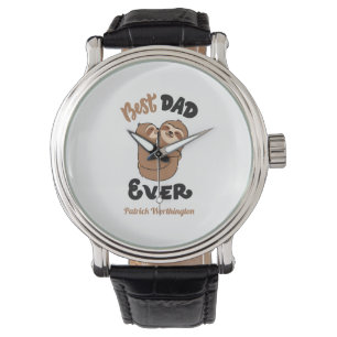 Montre Meilleur papa jamais Sloth 