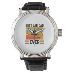 Montre Meilleur papa labrador de tous les temps Design de