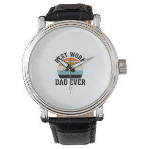 Montre Meilleur Papa Ver Ever Création de Chemise Vintage