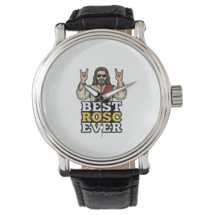 Montre Meilleur Rosc Vintage Rock Main Religieux T-Shirt_