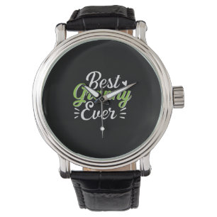 Montre Meilleure grand-mère de tous les temps d'art de mè