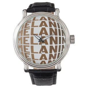 Montre Melanin Poppin Black History Mois Bruh Sista