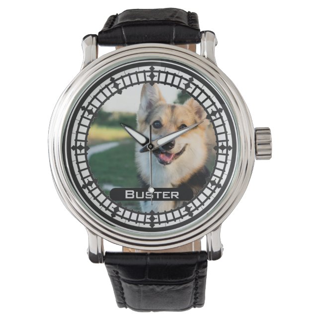 Montre Mémoire pour animaux. Votre animal de compagnie ph (devant)