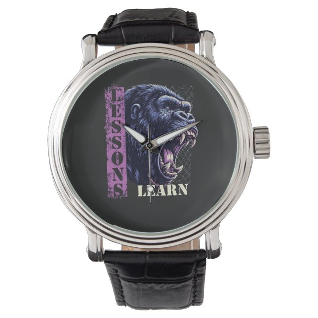 Montre Men/Women Angry Gorilla eWatch Watch (devant)