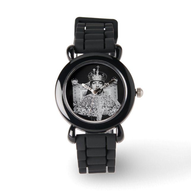 Montre Menen Asfaw Haile Selassie HIM Jah Rastafari  (Recto)