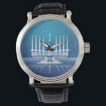 Montre Menorah illuminé par les étoiles II<br><div class="desc">Illustrations originales par Thedustyphoenix. http://www.thedustyphoenix.com</div>
