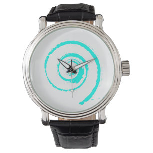 Montre Mens avec Cyan twirl