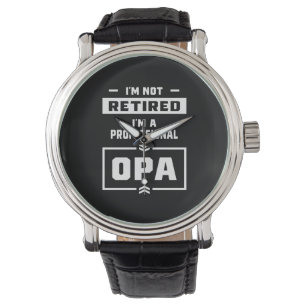 Montre Mens Je suis un Opa professionnel cadeau à la retr