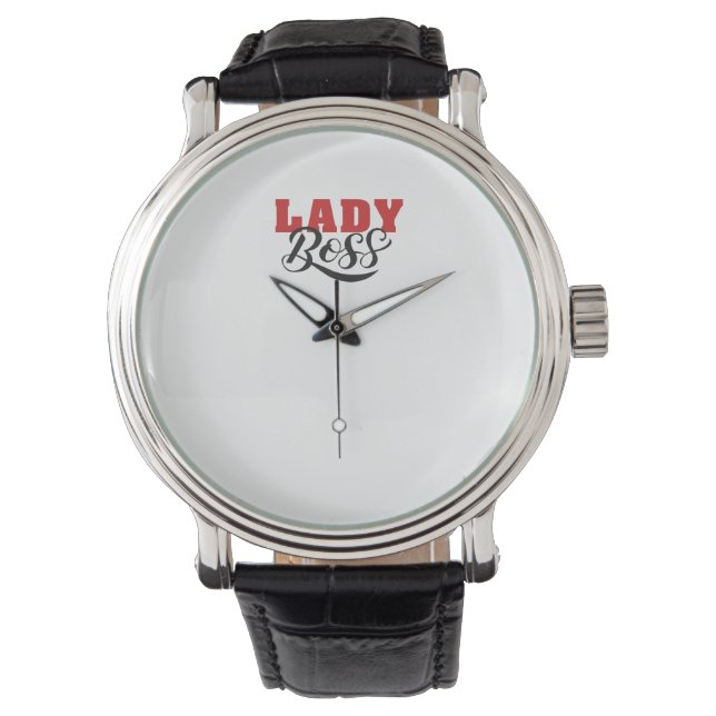 Montre Mentalité de patronne – Conception de citation pou (devant)