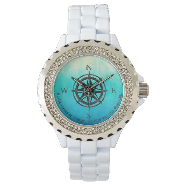 Montre Mer Ombre turquoise (devant)