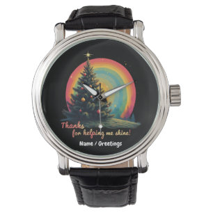 Montre Merci de m'avoir aidé à briller, gratitude sincèr