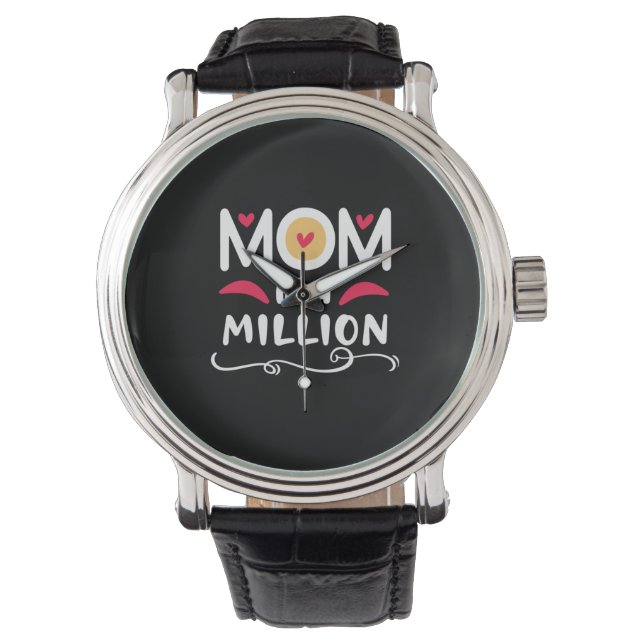 Montre Mère Cadeau Maman Dans Un Million (devant)