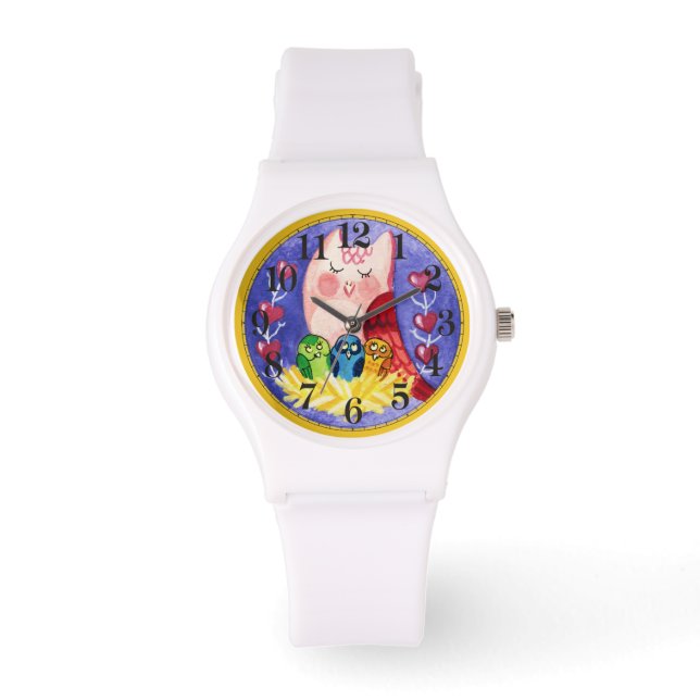 Montre Mère hibou triplet (Recto)