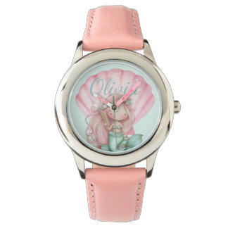 Montre Mermaid Seashell Lovers Name 