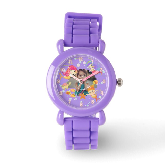 Montre Mermaids violet photo (Recto)