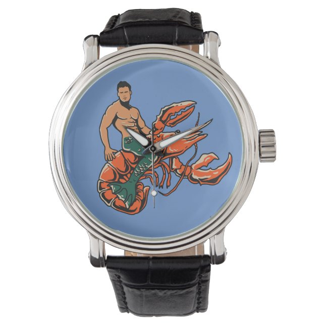 Montre Merman Riding Lobster Watch (devant)