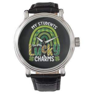 Montre Mes étudiants sont mes porte-bonheur St Patrick's