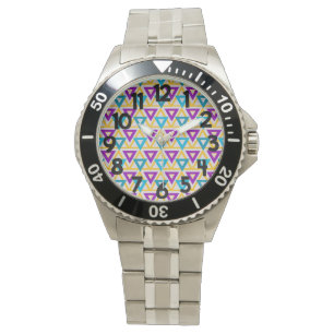 Montre Mesh triangle Bauhaus