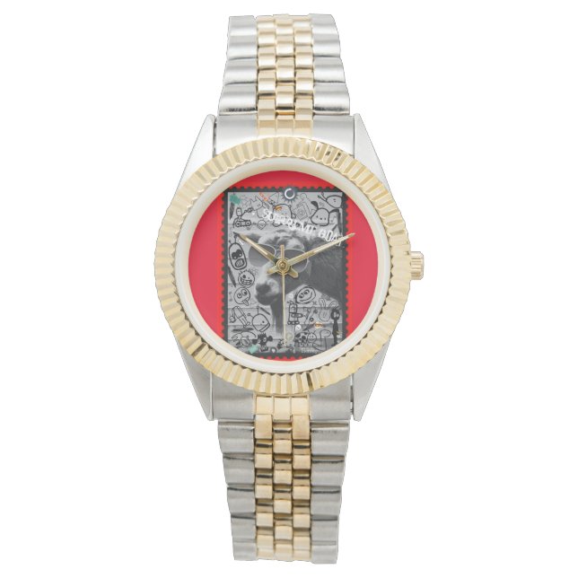 Montre métallique Supremegoat (devant)