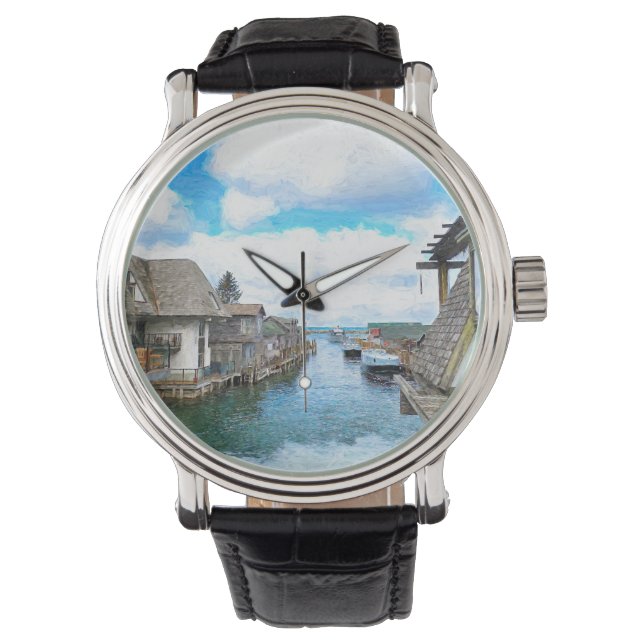Montre Michigan Fish Town Painting (devant)