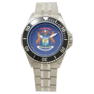 Montre Michigan State Flag Design