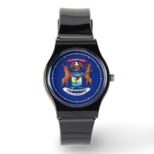 Montre Michigan State Flag Design