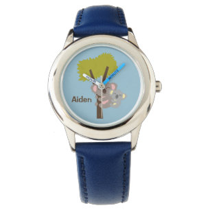Montre Mignon bébé koala et maman pour les enfants