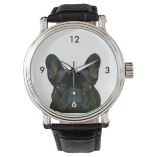 Montre Mignon Black French Bulldog Frenchie Photo :