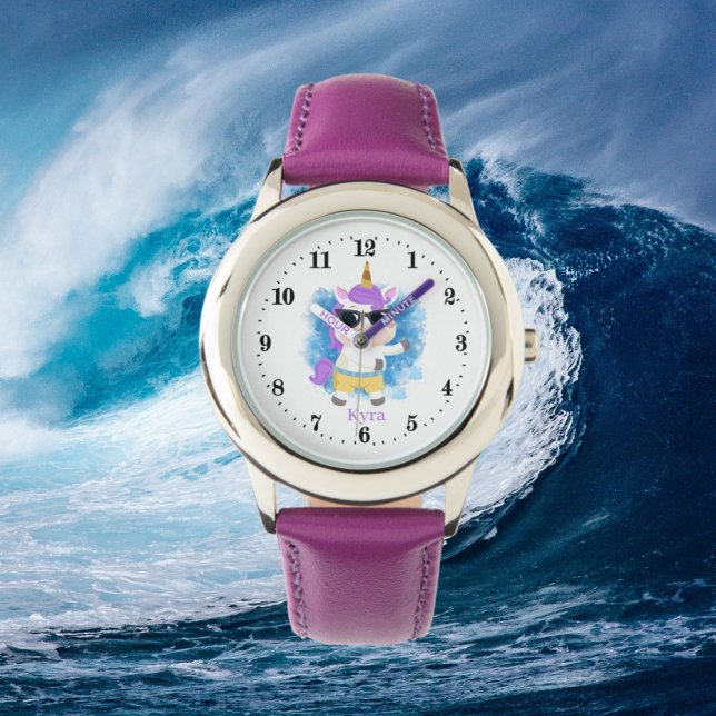 Montre mignon été licorne ajouter nom filles enfant (Créateur téléchargé)