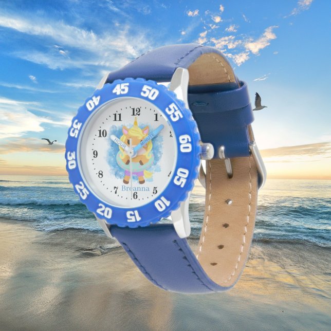 Montre mignon été licorne ajouter nom filles enfant (Créateur téléchargé)