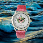 Montre mignon filles rose flamingo ajouter nom<br><div class="desc">mignonne filles rose flamingo ajouter nom Watch</div>