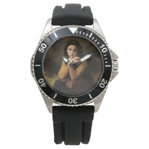 Montre Mignon (Jeune fille douce française) (par Bouguere