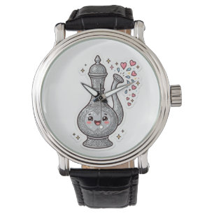Montre Mignon Kawaii Marocain Misters en Argent à Eau de