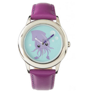 Montre mignonne de calmar