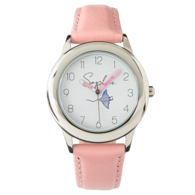 Montre Mignonne et simple sous la mer Manta Ray enfants r (devant)