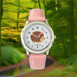 Montre mignonne filles hérisson ajouter nom<br><div class="desc">mignonne filles hérisson ajouter nom Watch</div>