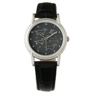 Montre Mignonne Weiner Dachshund Chien Chien Chiot Animal