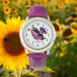 Montre mignonnes filles papillon amoureux ajouter nom Wat<br><div class="desc">mignonnes filles papillon amoureux ajouter nom Watch</div>