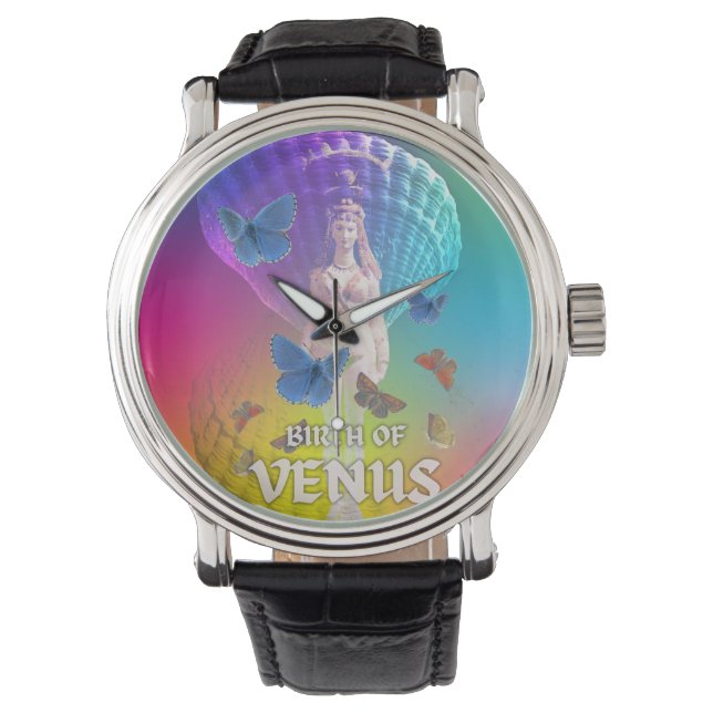 Montre Mikitiez venus océan butterfies amour olympus (devant)