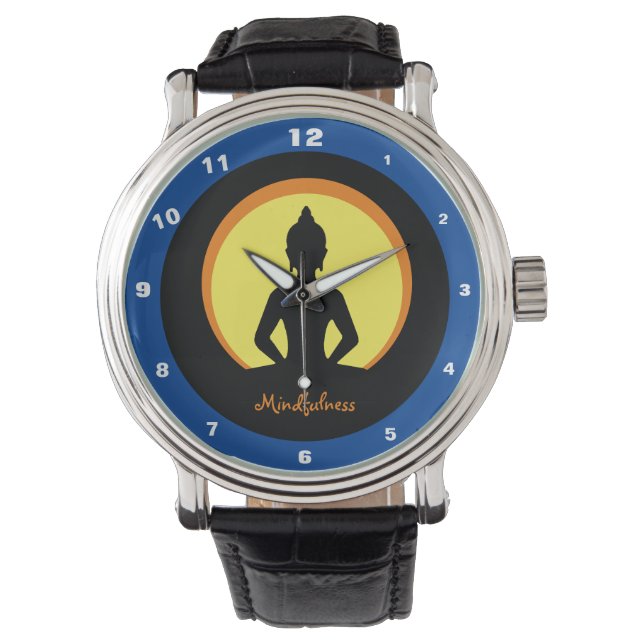 Montre Mindfulness & Meditation Design Watch (Bouddha) (devant)