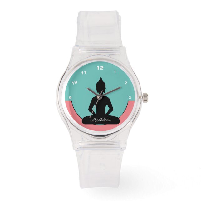 Montre Mindfult avec Bouddha Mind /PNK Meditation, Yoga (Recto)