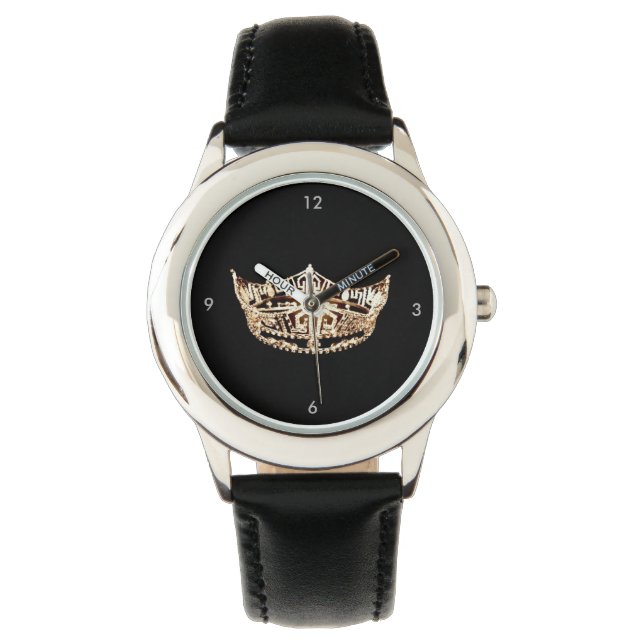 Montre Miss America style Couronne Black Watch (devant)