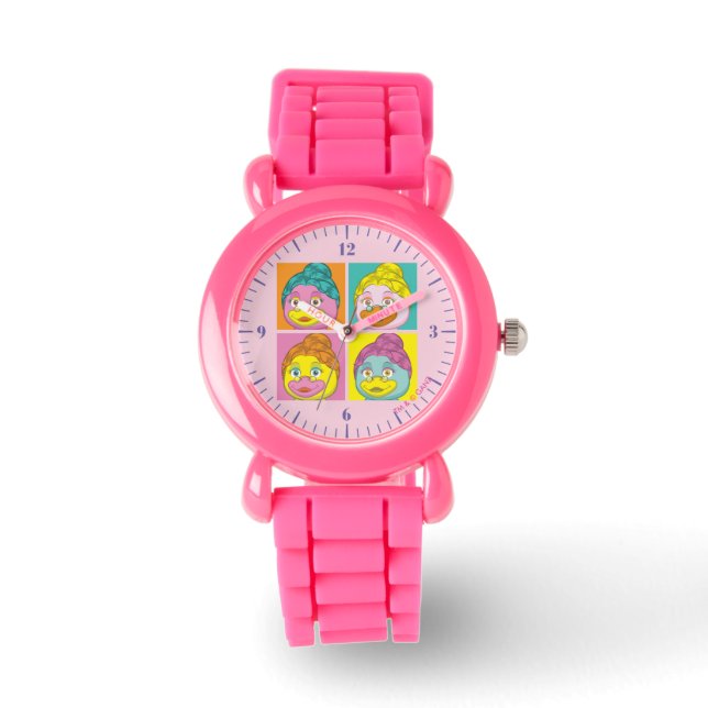 Montre Mme Birdy Pop Art (Recto)